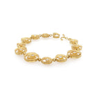 Swirl Bracelet with Diamonds