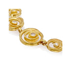 Swirl Bracelet with Diamonds