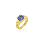 cushion cut Tanzanite ring