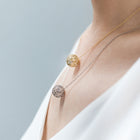 single slider sphere necklace