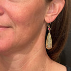 Ombre Gold Earring with Rubies