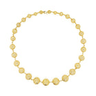 Graduated Gold Sphere Necklace