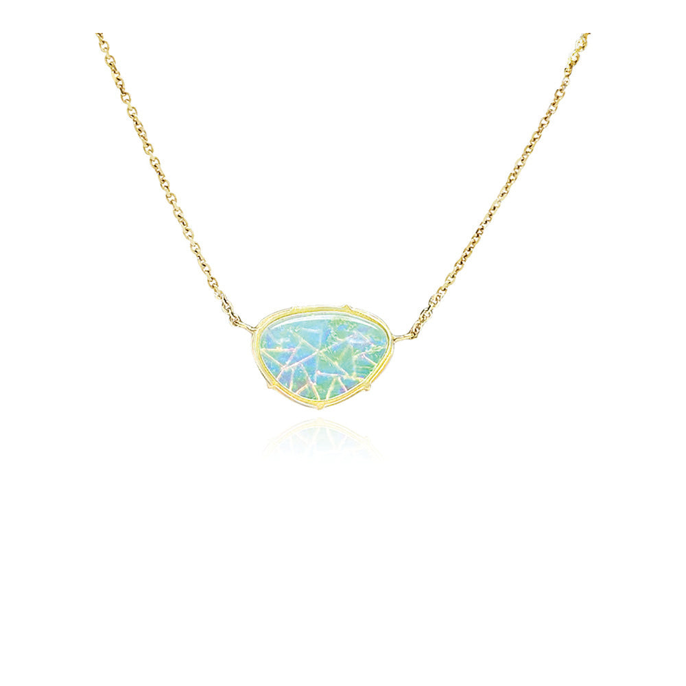 Australian Crystal opal pendant III