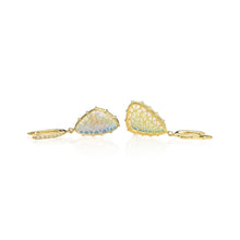 Australian Crystal Opal Earrings