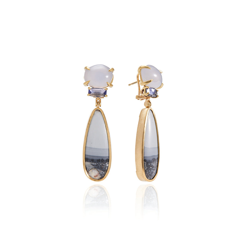 Landscape: Sky, Dusk Earrings