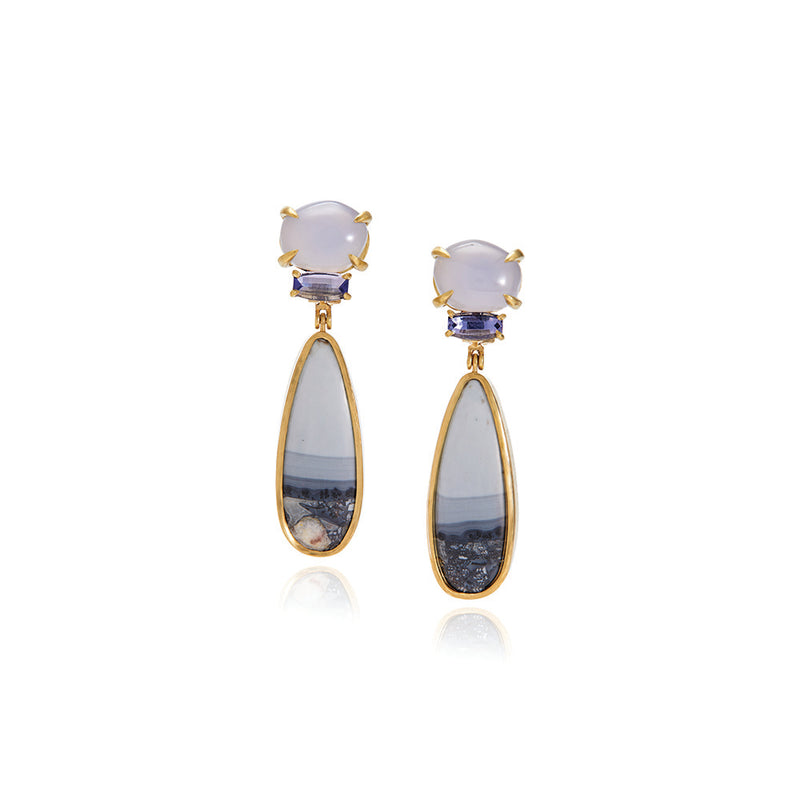 Landscape: Sky, Dusk Earrings