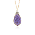 Large grape chalcedony pendant