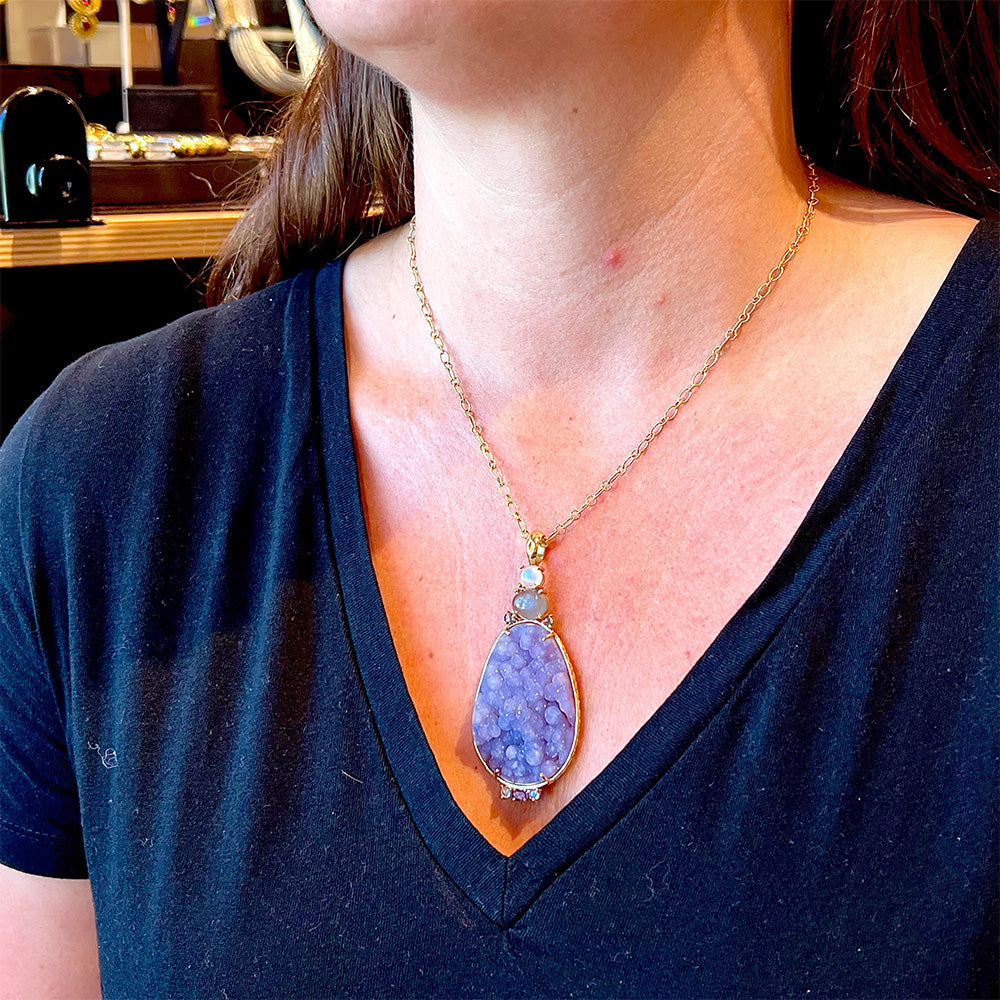 GRAPE DRUZY PENDANT
