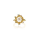 moonstone ring with diamonds