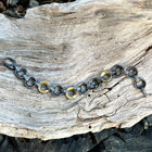 Swirl Link Bracelet with 3 Gold Links