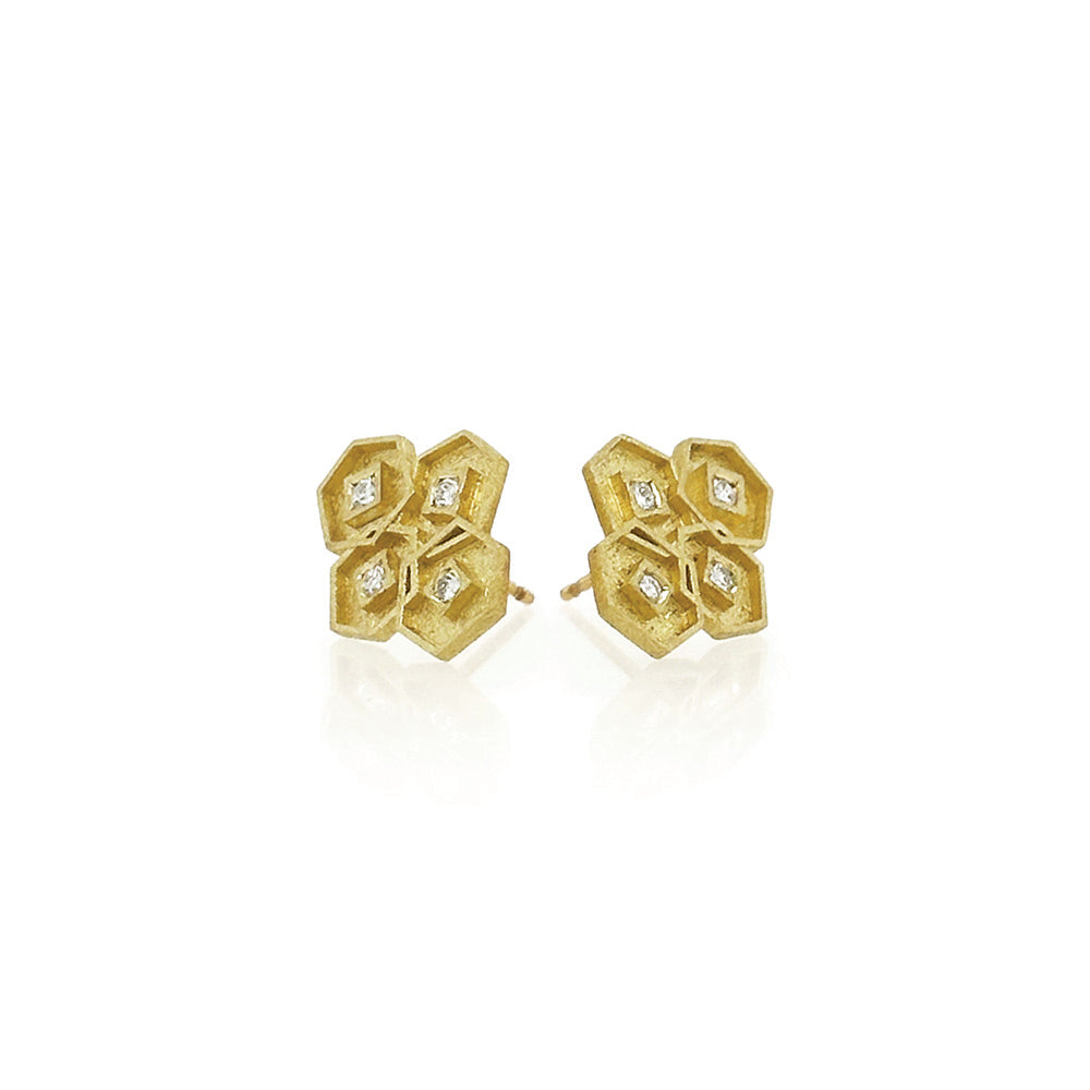 "Hive" Earrings with Post Backs