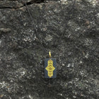 Oxidized Sterling Silver Arrow Pendant