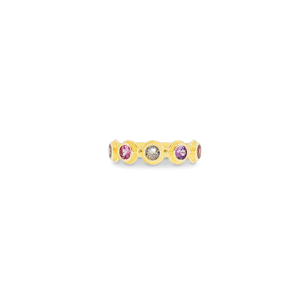 Desert Ring with Pink Sapphires