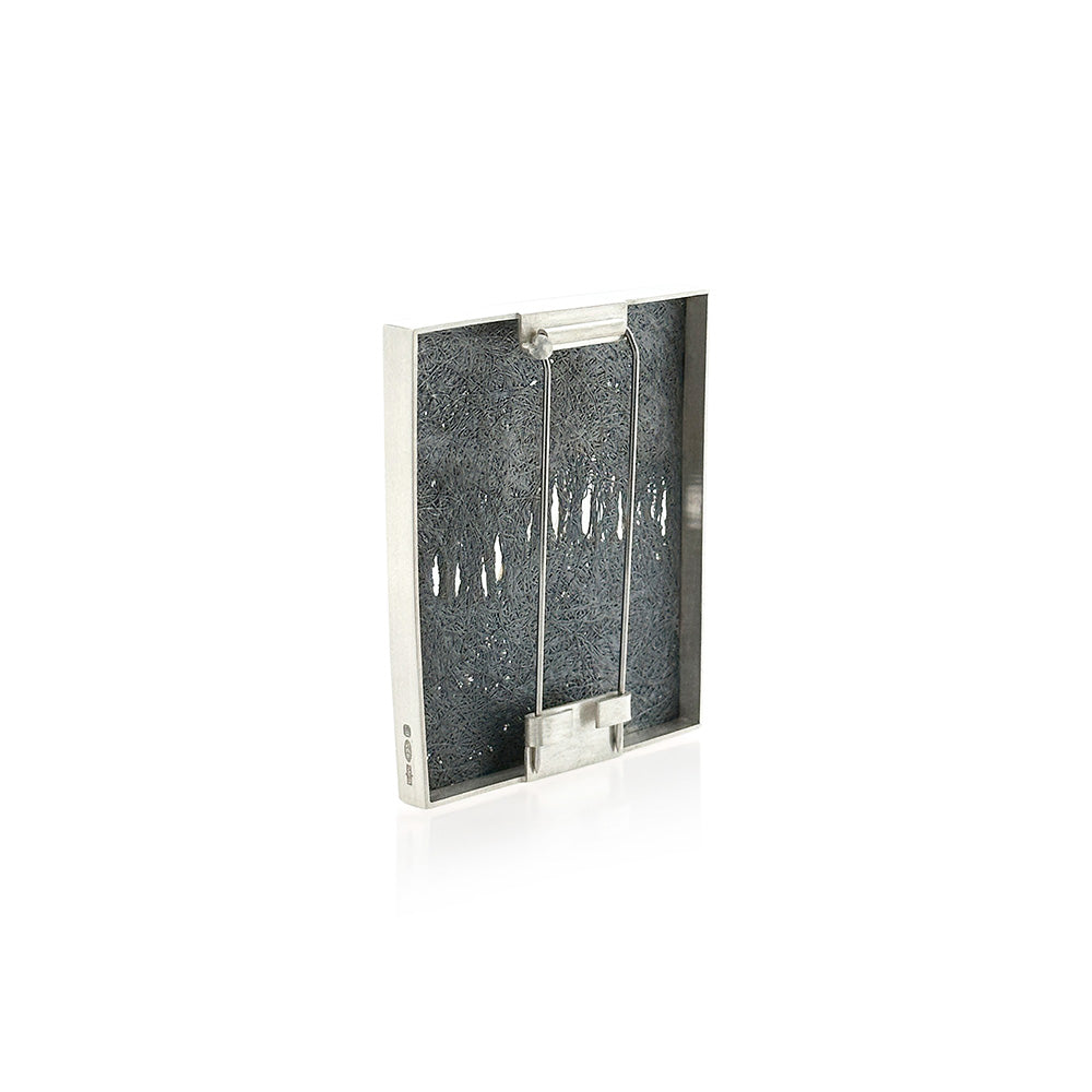 Large Square "Grasses" Brooch