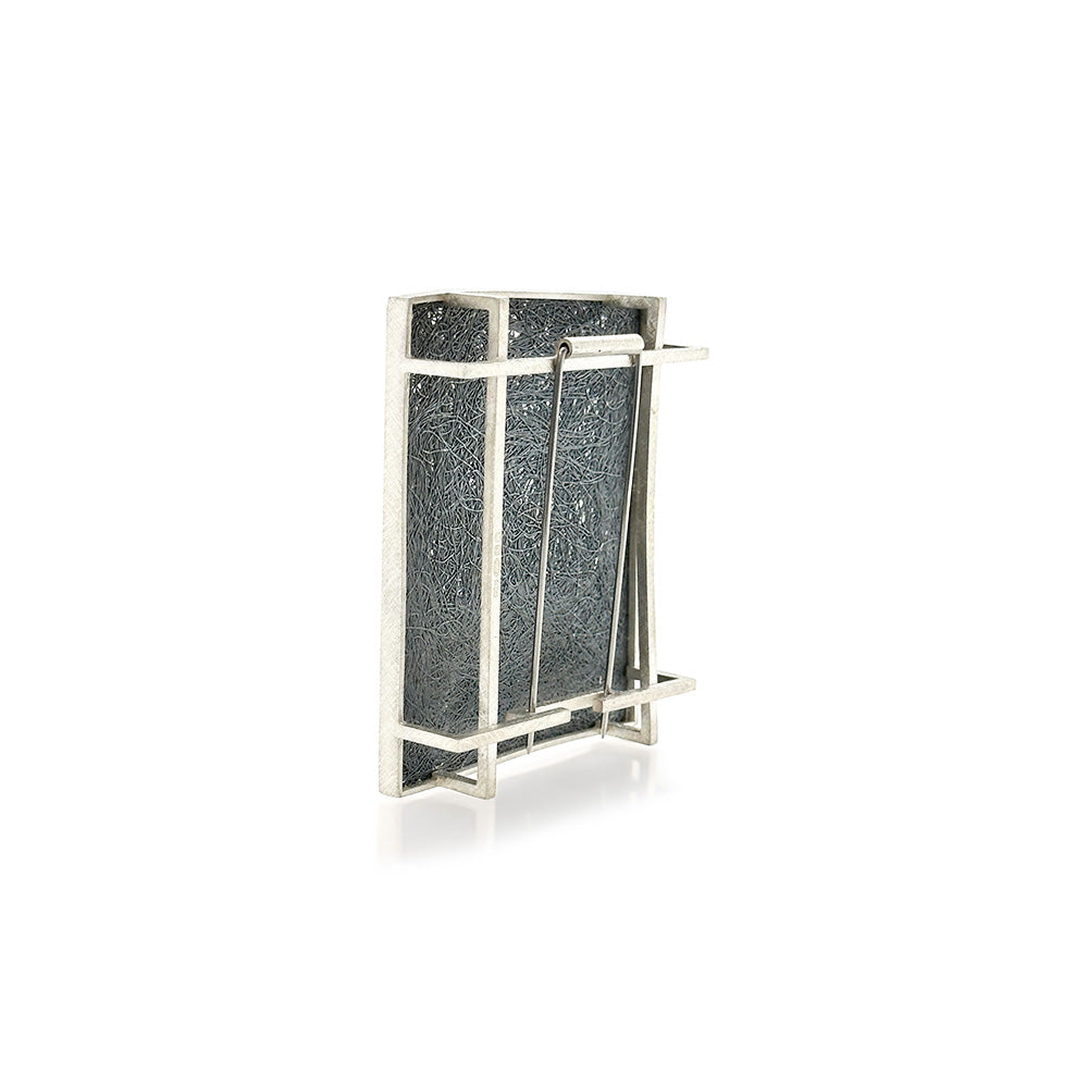 Large Square "Forest" Brooch
