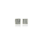 Small Framed Square Studs in Sterling Silver, #1