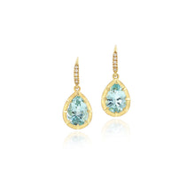 Aquamarine "Griffin" Earrings