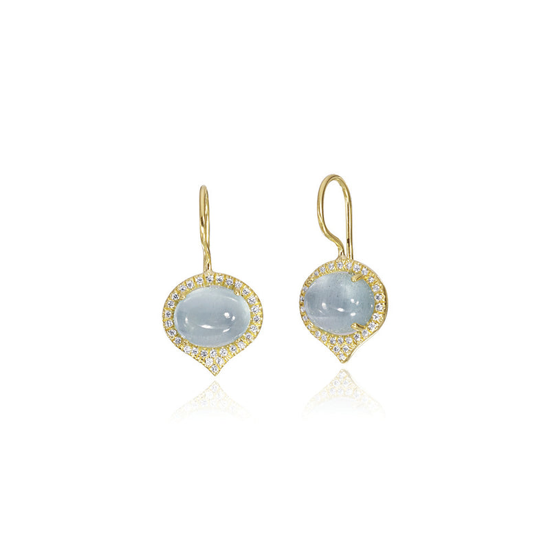 Aquamarine "Jordan" Earrings