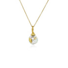 tahitian pearl pendant with shell