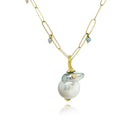 "Froggy King" Tahitian pearl pendant
