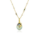 Tahitian Pearl pendant with Snail