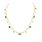 Australian Boulder Opal Segment Necklace