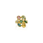 multi-stone cluster ring