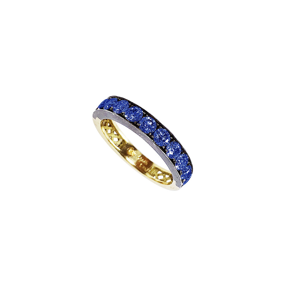 Ceylon Sapphire stacker ring