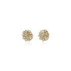 Inverted Diamond Cluster Earrings