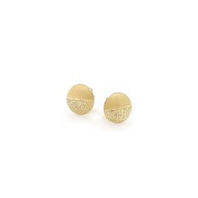 half "stardust" earrings in 18k