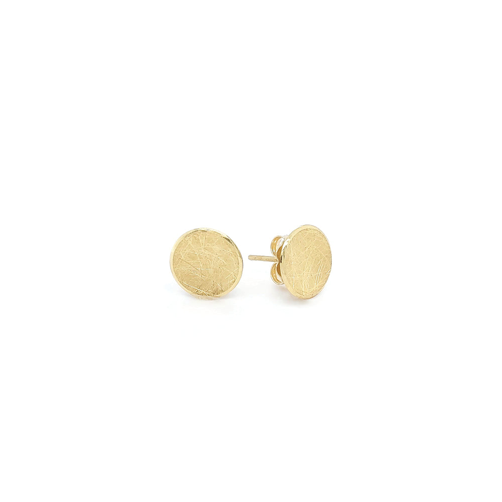 "Scribble" earrings in 18k