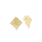 Square "Stardust" earrings in 18k