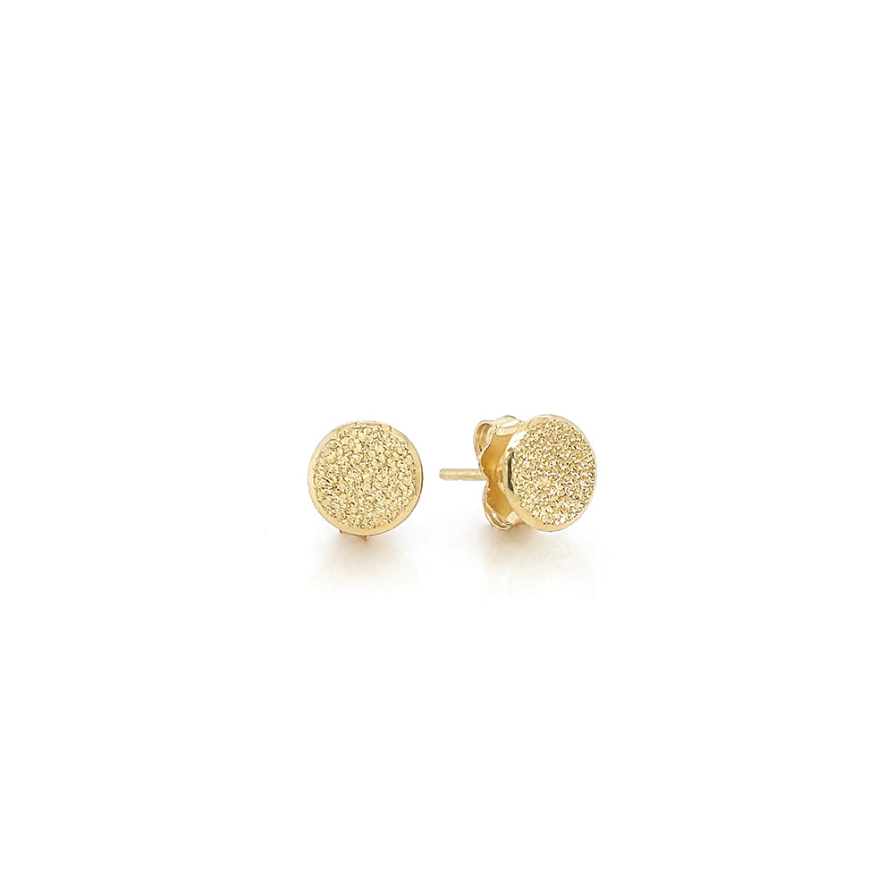 Star dust earrings in 18k