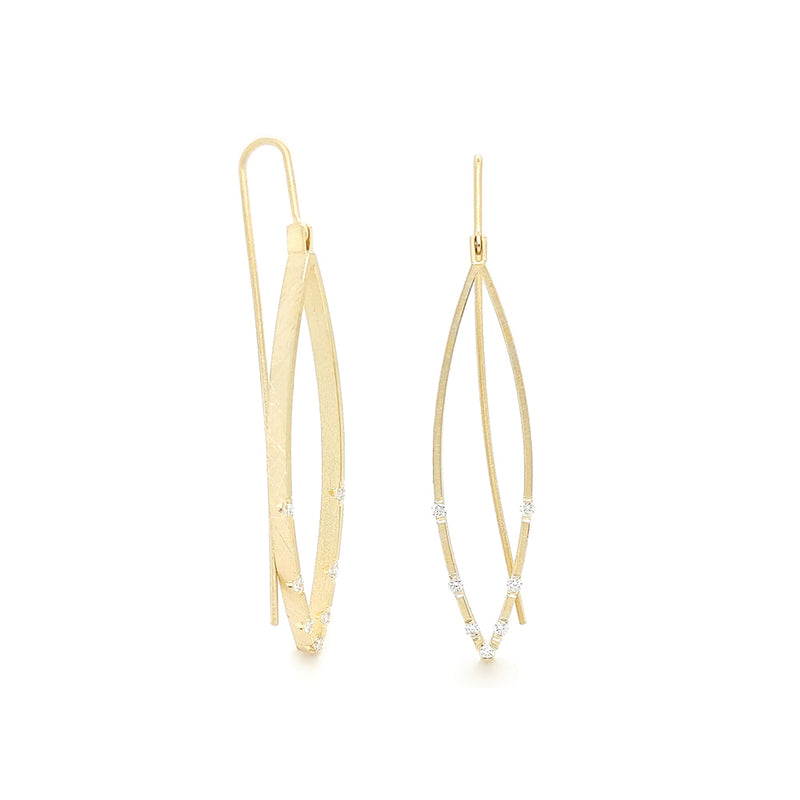 Navette "Leaf" Earrings