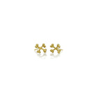 Cross Bones Stud Earrings