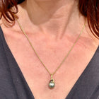 Grey Tahitian pearl pendant