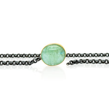 Ural Emerald with Mother of Pearl and Diamonds Vario Clasp