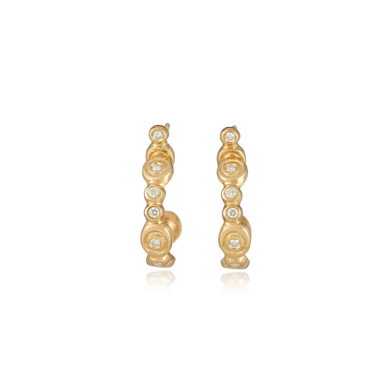 "Happy Circle" Hoop Earrings