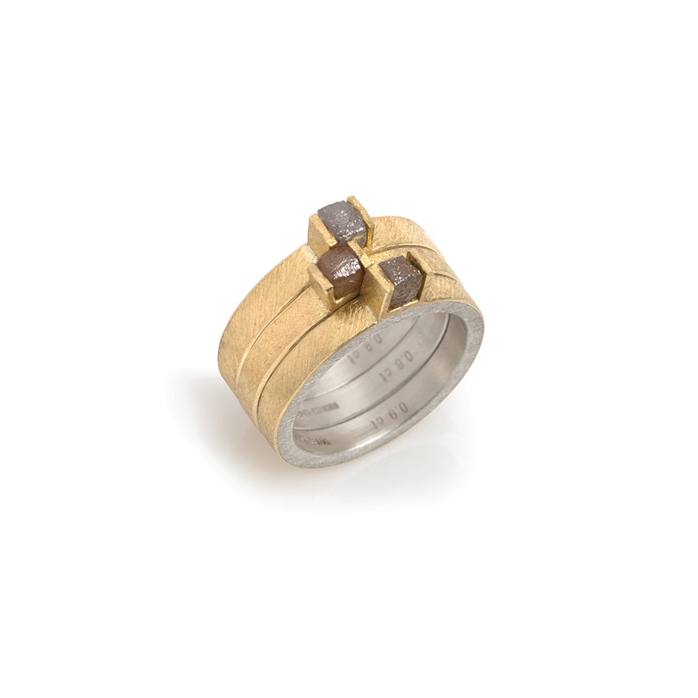 rough diamond rings