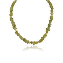 Grossular garnet necklace