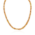Imperial Topaz Necklace with Tourmaline Spacer Beads