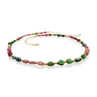 Multi-Color Tourmaline Nugget Necklace