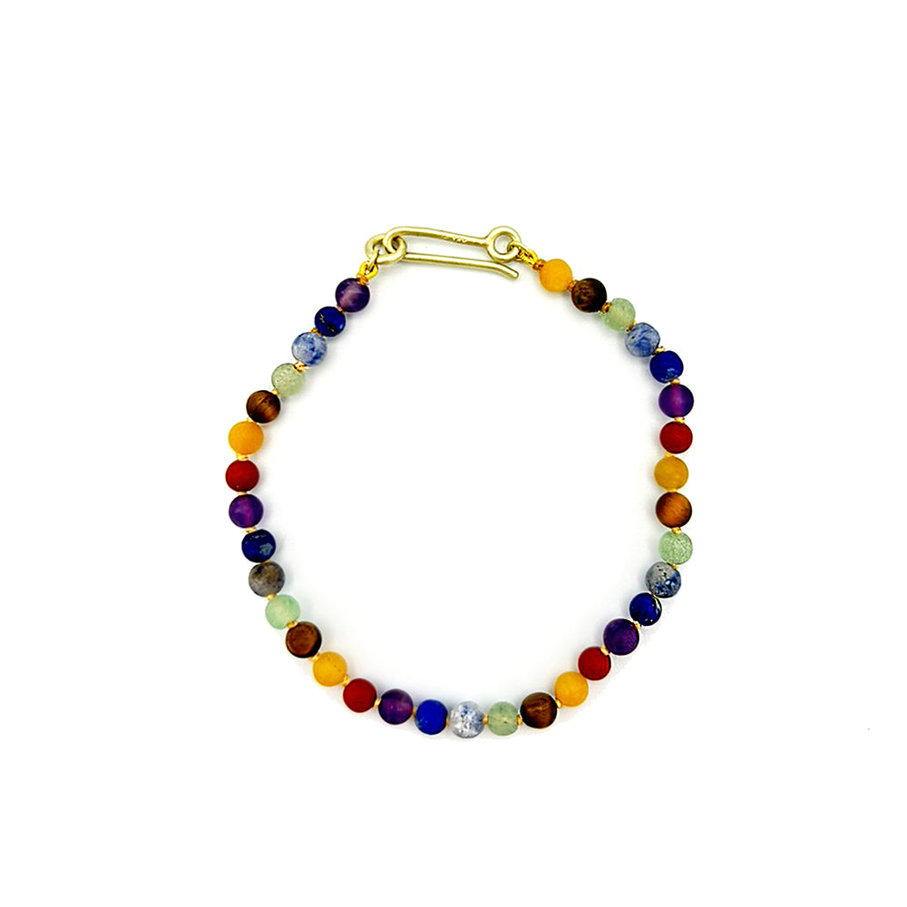 4mm chakra bracelet