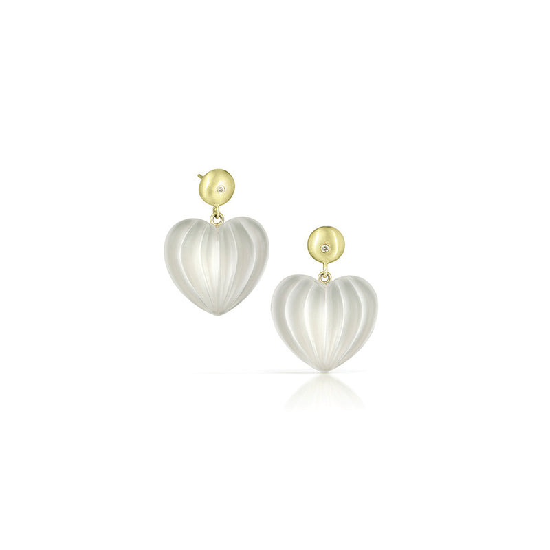 Wish Gourd Quartz Earrings