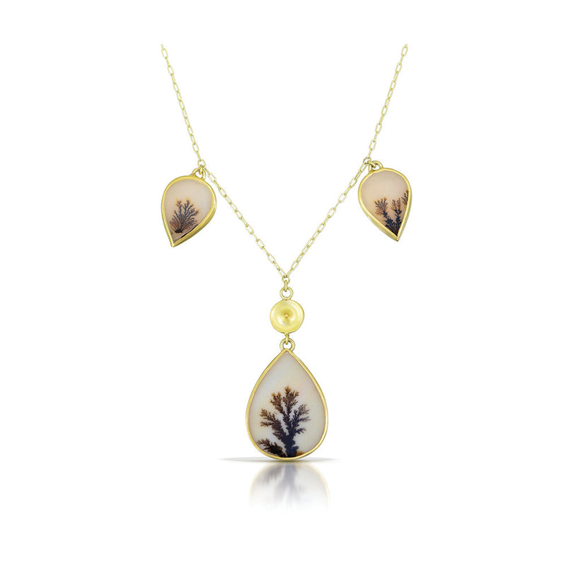 Temple Dendritic Agate Necklace