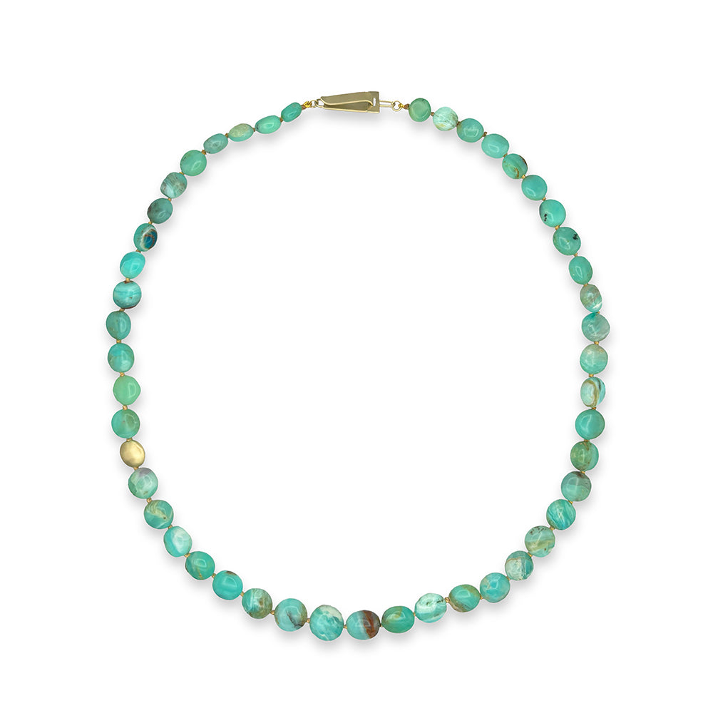 Peruvian opal necklace