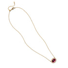 Aurora Pendant with Rubellite and Diamonds