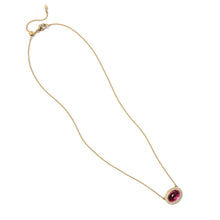 Aurora Pendant with Rubellite and Diamonds