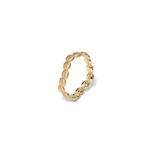 Beaded Curved Stacking Ring