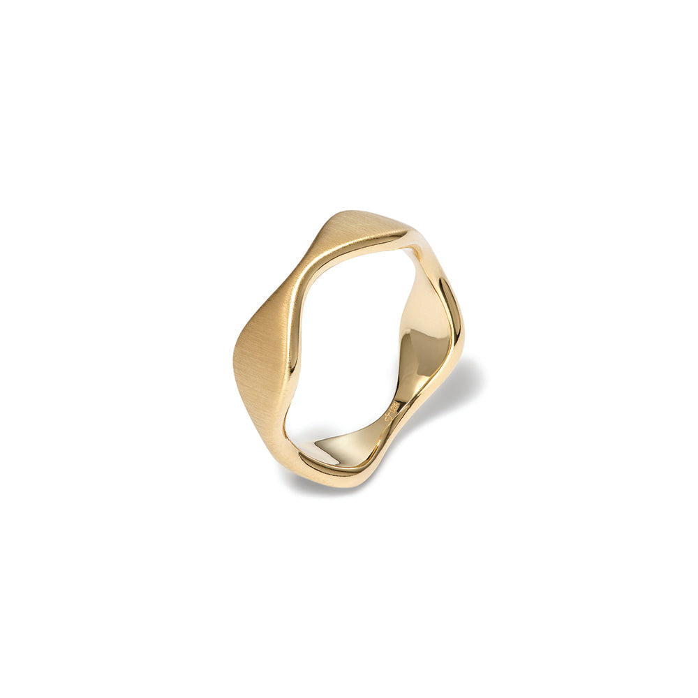 Double Curve Stacking Ring